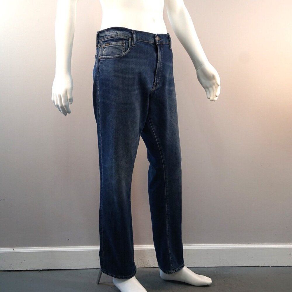 Polo Ralph Lauren Jeans Men Size 40x31 Varick Slim Straight Blue Denim Jeans - Picture 3 of 13